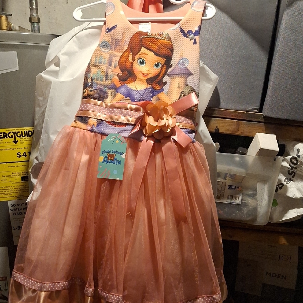 Sofia the First Peach Princess Dress